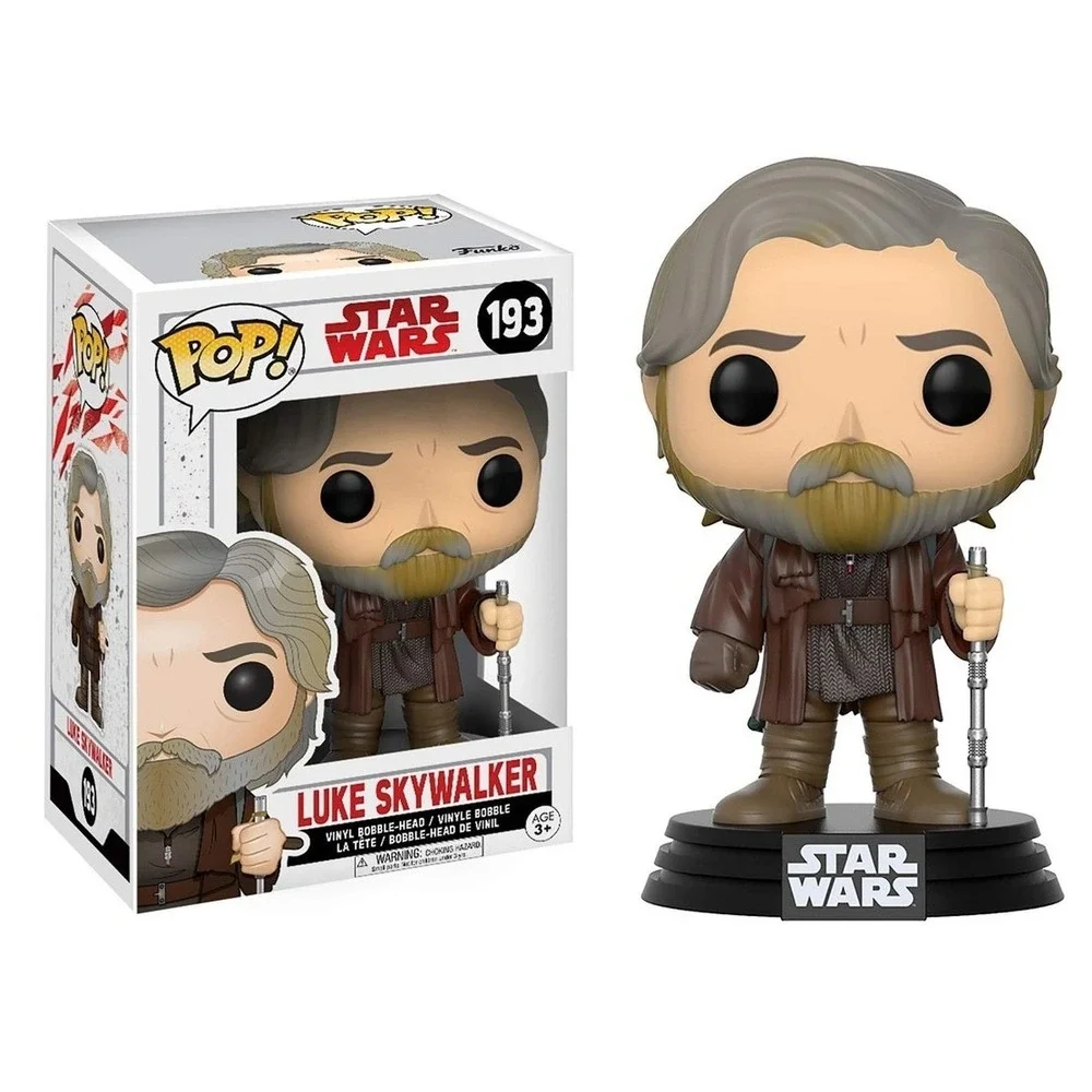 Funko Pop Star Wars Luke Skywalker The Last Jedi 193 Vinyl BobbleHead Figure New